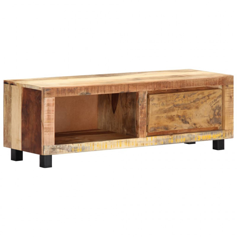 Szafka pod TV, 100x30x33 cm, lite drewno odzyskane