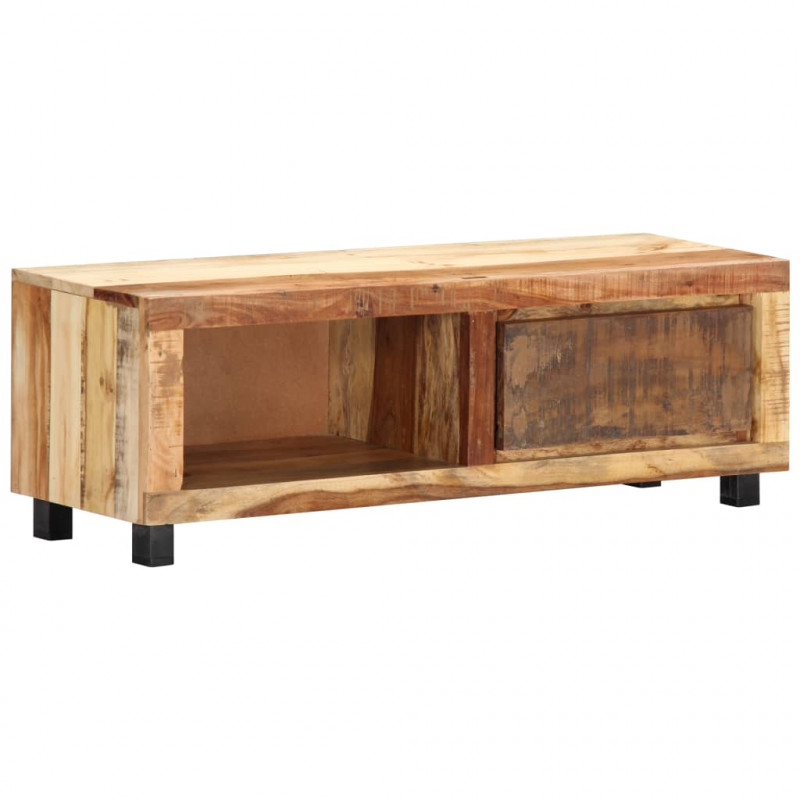 Szafka pod TV, 100x30x33 cm, lite drewno odzyskane