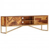 Szafka pod TV, 140x30x45 cm, lite drewno sheesham