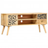 Szafka pod TV, 100x30x45 cm, lite drewno mango