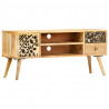 Szafka pod TV, 100x30x45 cm, lite drewno mango