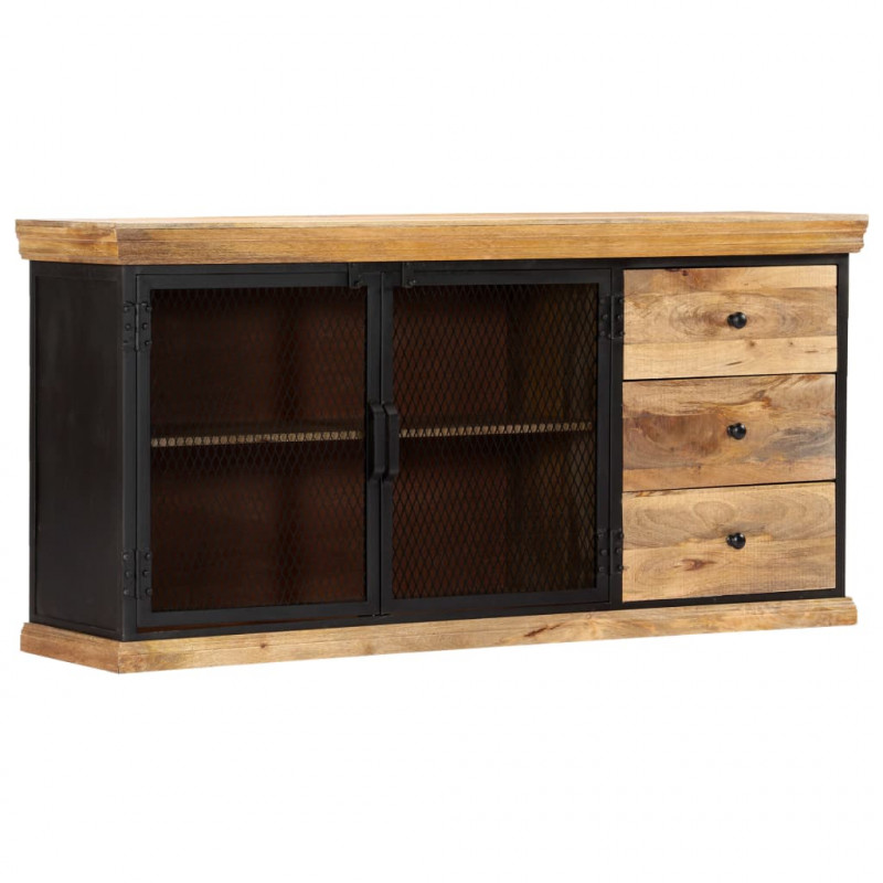Szafka, 150 x 40 x 75 cm, lite drewno mango