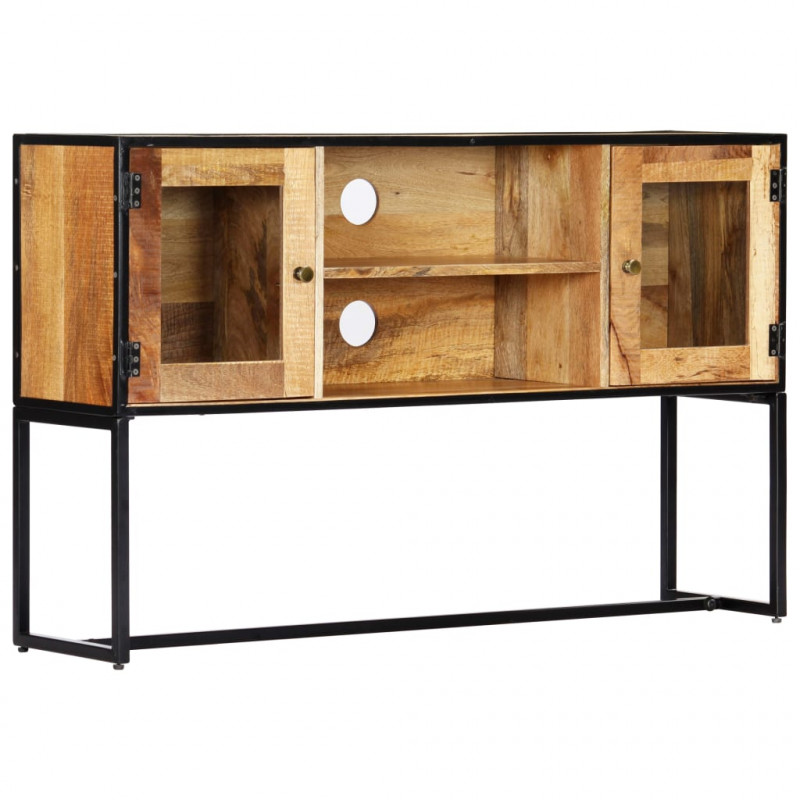Szafka pod TV, 120 x 30 x 75 cm, lite drewno odzyskane