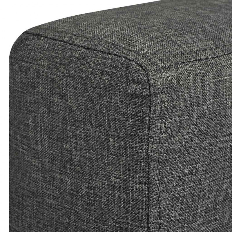 Komplet wypoczynkowy 3+2+1 ciemnoszary materiał