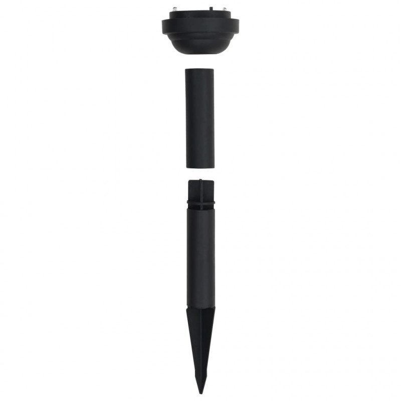 Lampy solarne do ogrodu, 8 szt., LED, kuliste, 15 cm, RGB