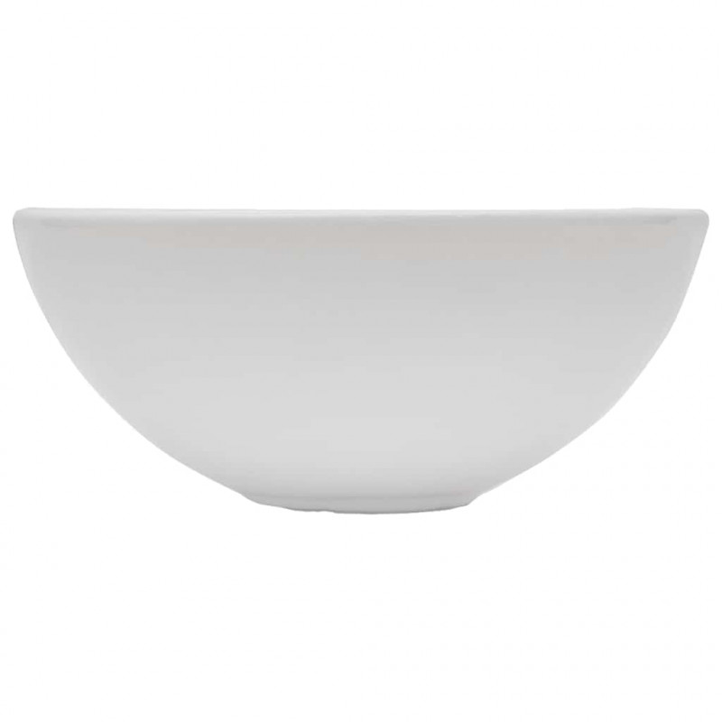 Dwuczęściowy zestaw mebli do łazienki, ceramiczny, biały