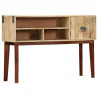 Stolik konsola, 115x30x76 cm, lite surowe drewno mango