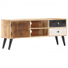 Szafka pod TV, 115 x 30 x 47 cm, lite drewno mango