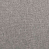 Rama łóżka, podnośnik i LED, jasnoszara, tkanina, 140 x 200 cm