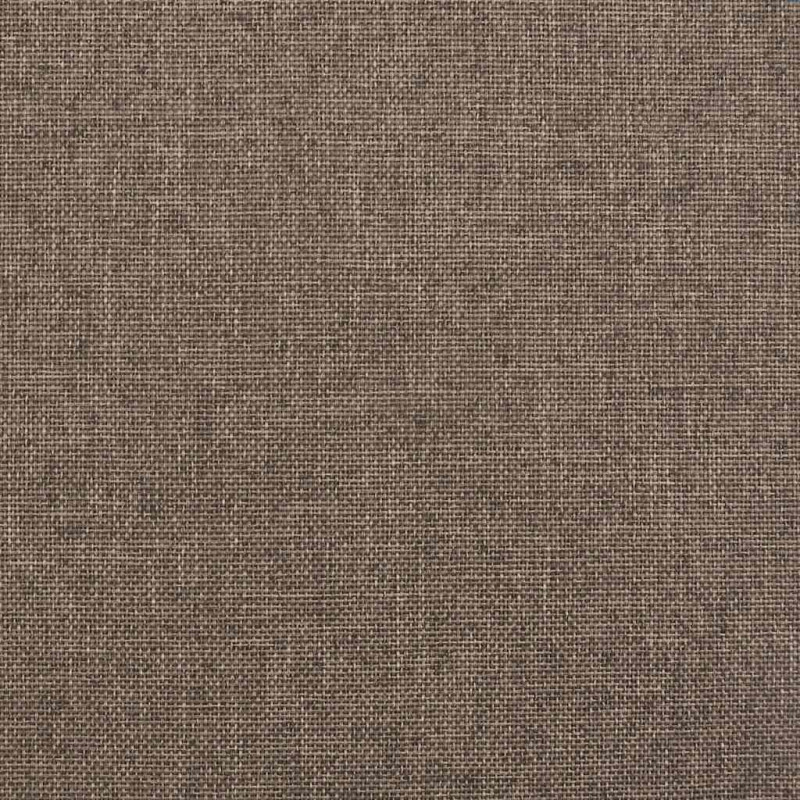 Rama łóżka z podnośnikiem i LED, taupe, tkanina, 140 x 200 cm