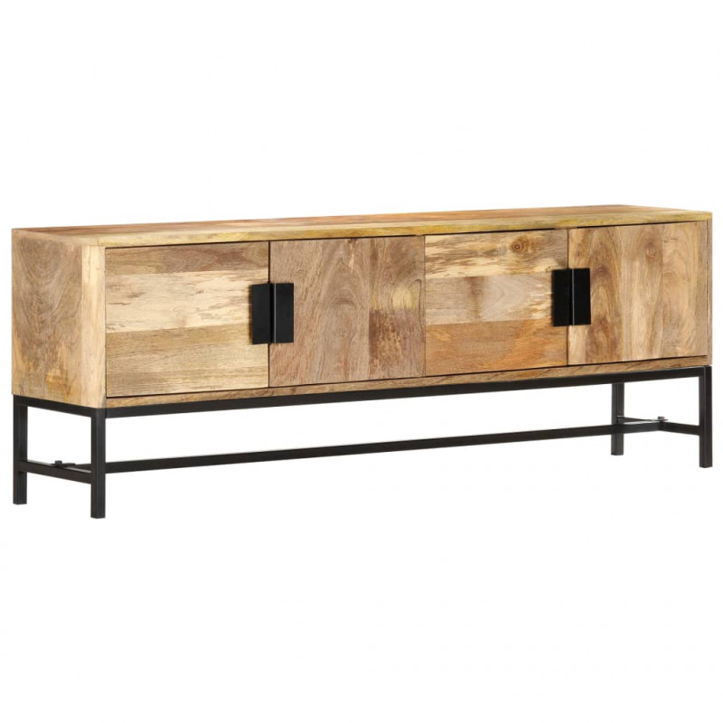 Szafka pod telewizor, 140x30x50 cm, lite drewno mango