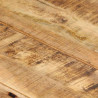 Blat stołu, lite drewno mango, 25-27 mm, 140x60 cm