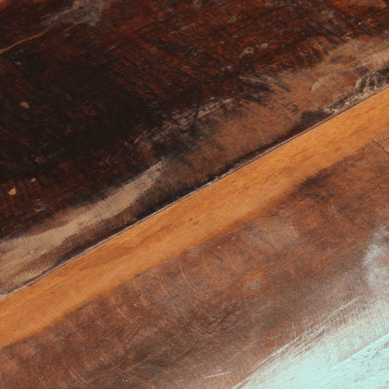 Kwadratowy blat stołu 80x80 cm, 25-27 mm, lite drewno z odzysku