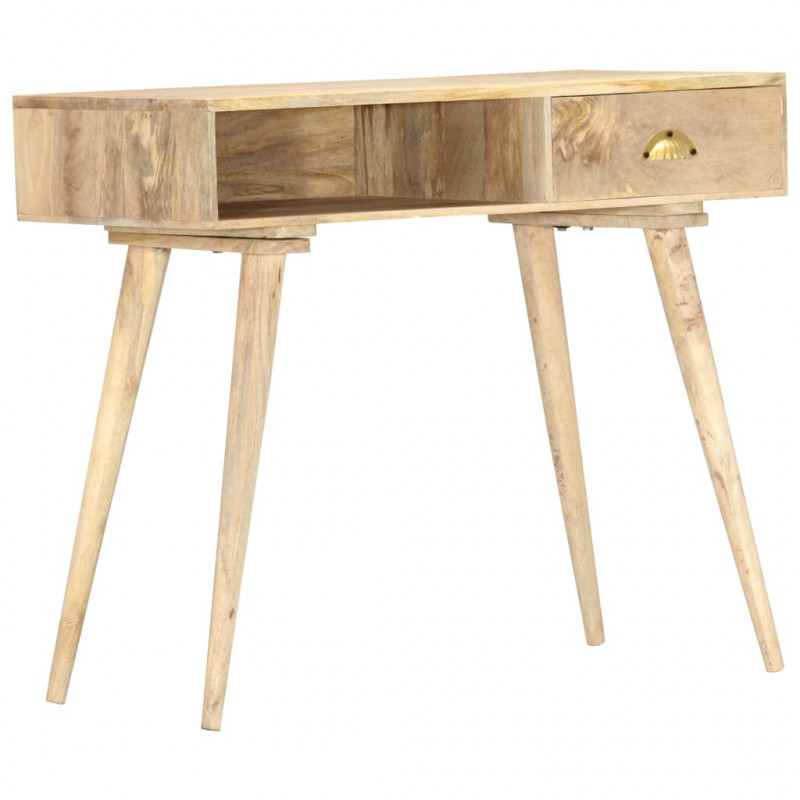 Stolik konsolowy, 90x45x75 cm, lite drewno mango