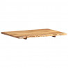 Blat, lite drewno akacjowe, 80x(50-60)x3,8 cm