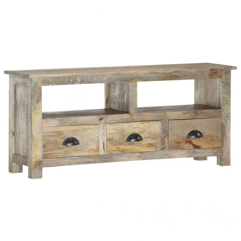 Szafka pod TV, 110x30x50 cm, lite drewno mango