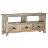 Szafka pod TV, 110x30x50 cm, lite drewno mango