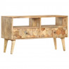 Szafka pod TV, 90x30x50 cm, lite drewno mango
