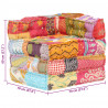 Puf modułowy, patchwork, tkanina