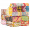 Puf modułowy, patchwork, tkanina