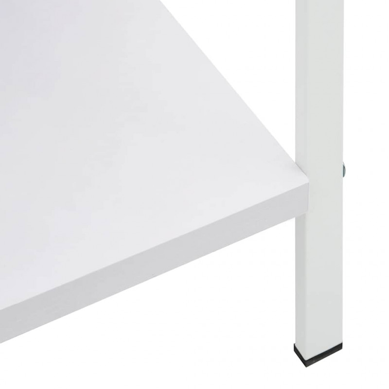Regał z 5 półkami, biały, 60x27,6x158,5 cm