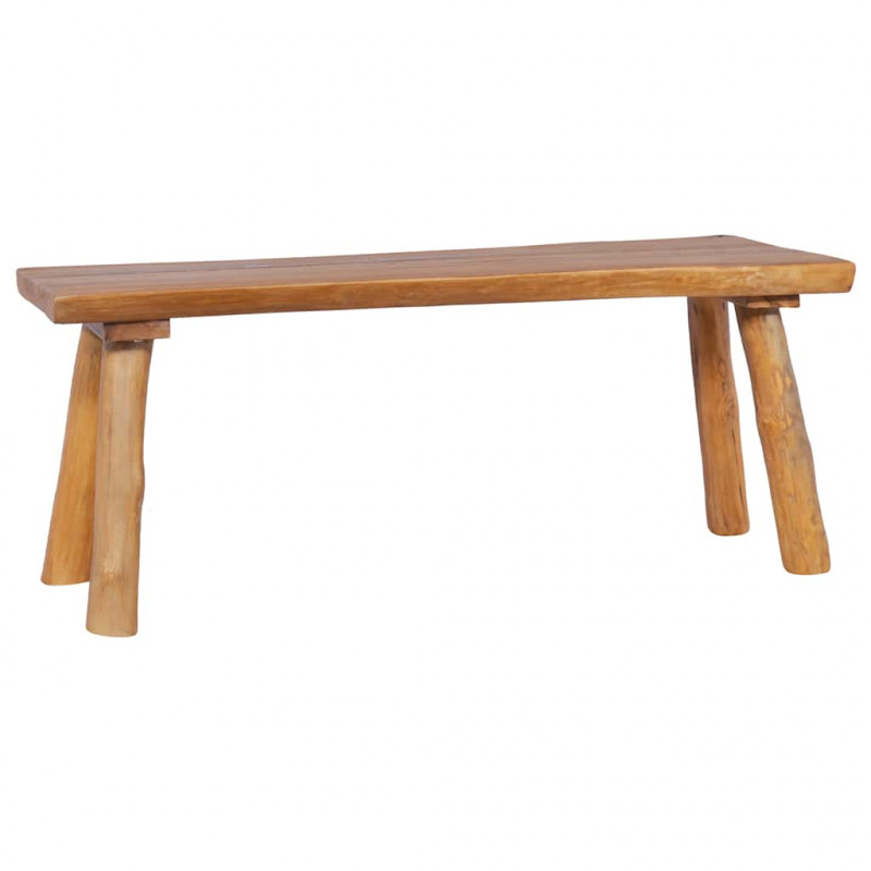 Ławka ogrodowa, 120 cm, lite drewno tekowe