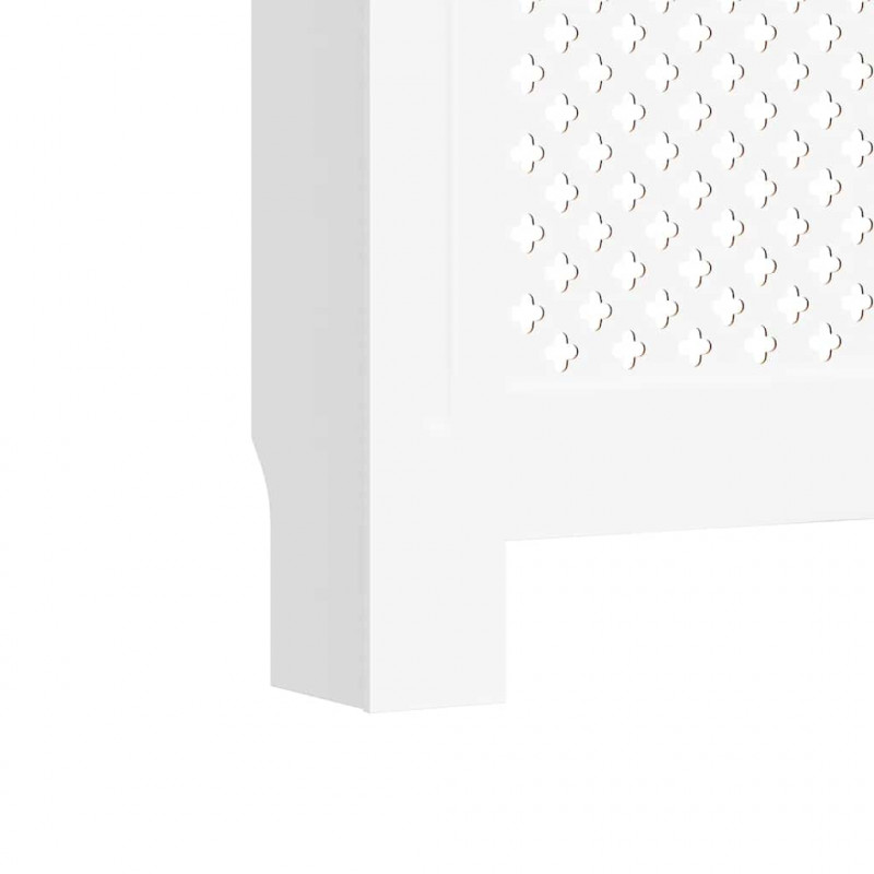 Osłony na kaloryfer, 2 szt., białe, 152x19x81,5 cm, MDF