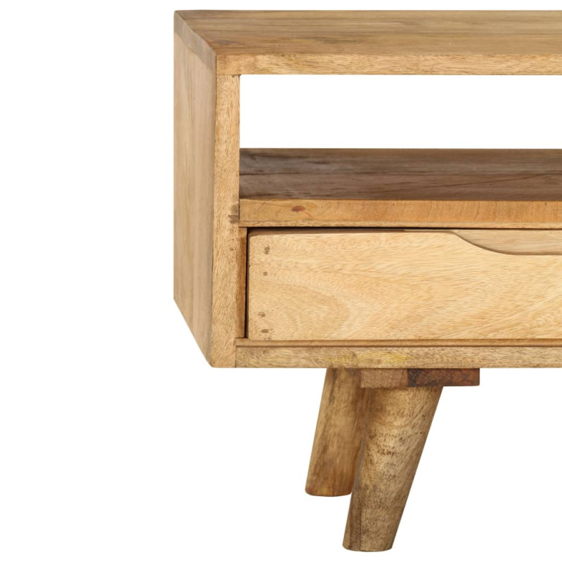 Szafka pod telewizor, lite drewno mango, 140 x 30 x 41 cm