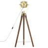 Lampa podłogowa na trójnogu, lite drewno mango, 97 cm