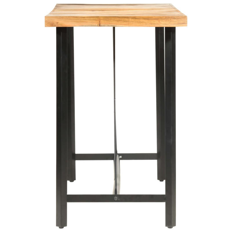 Stolik barowy, 180x70x107 cm, lite drewno akacjowe