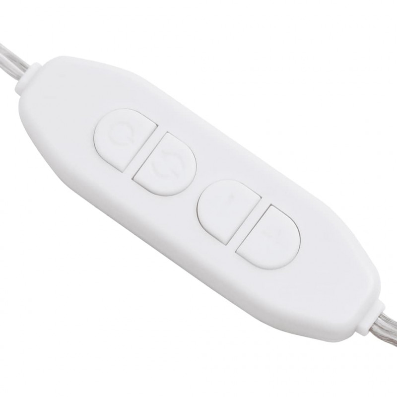 Lustro ścienne z lampkami LED, kwadratowe, szklane