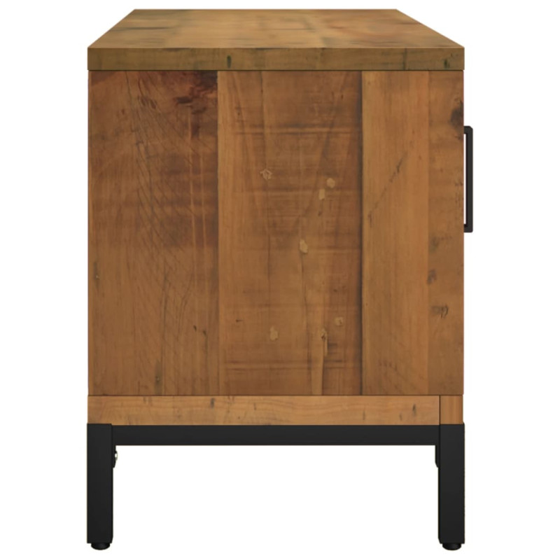 Szafka pod telewizor, brązowa, 90x30x40 cm, drewno sosnowe