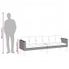 3-osobowa sofa ogrodowa z poduszkami, rattan PE, beż