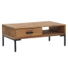 Stolik kawowy, 90x50x35 cm, lite drewno sosnowe