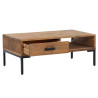 Stolik kawowy, 90x50x35 cm, lite drewno sosnowe