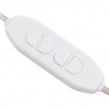 Lustro z lampami LED, 60x30 cm, szklane, owalne