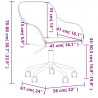 Obrotowe krzesła stołowe, 2 szt., winna czerwień, aksamitne