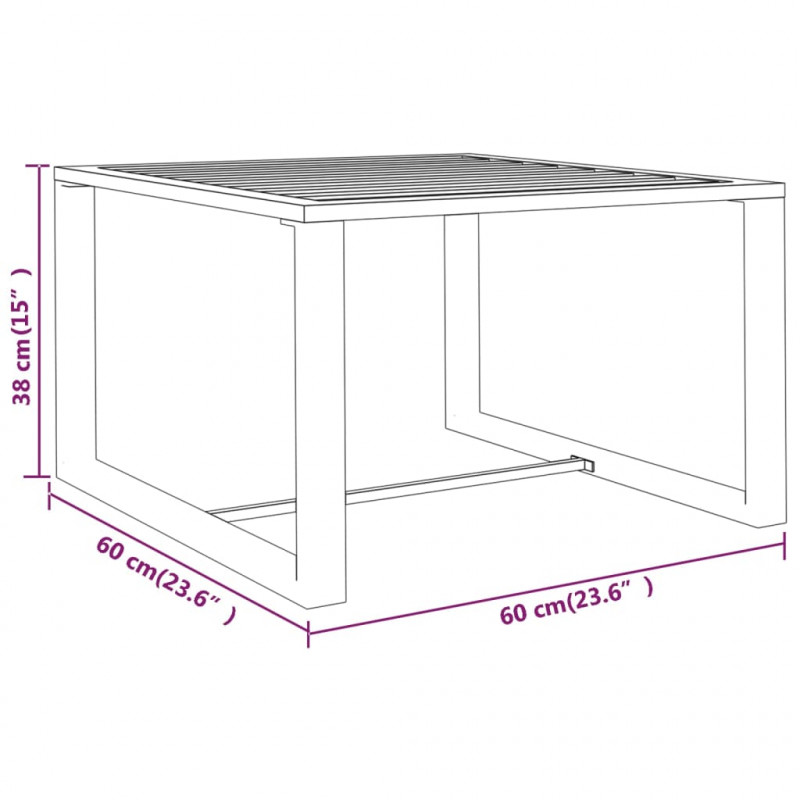 5-cz. zestaw mebli ogrodowych, poduszki, aluminium, antracyt