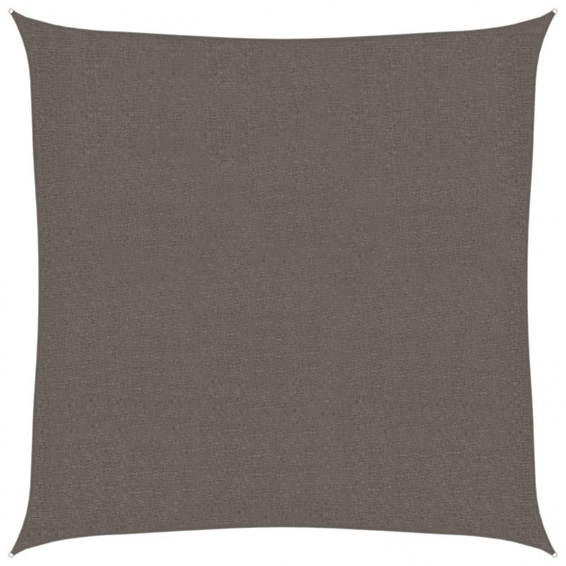 Żagiel przeciwsłoneczny, 160 g/m², antracytowy, 2,5x2,5 m, HDPE