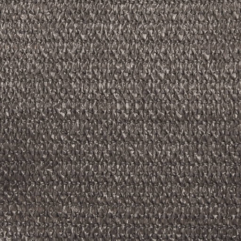 Żagiel przeciwsłoneczny, 160 g/m², antracytowy, 2,5x2,5 m, HDPE