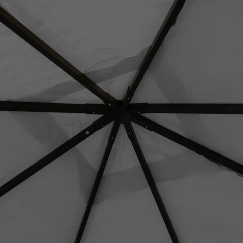Altana, 4 x 4 x 3 m, antracytowa, 180 g/m²