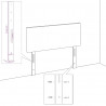 Rama łóżka bez materaca, czarna, 100x200 cm, aksamitna