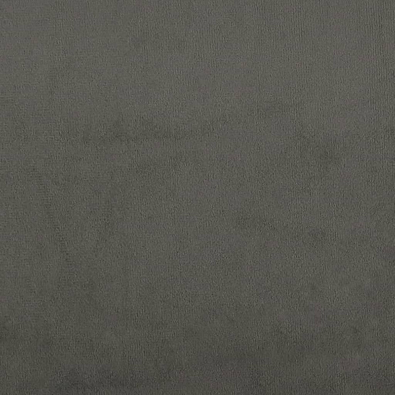 Rama łóżka bez materaca, ciemnoszare, 100x200 cm, aksamitna