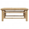 Stolik ogrodowy, 65x65x30 cm, bambusowy