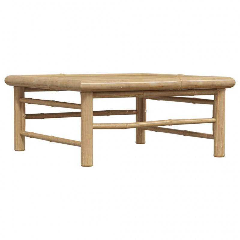 Stolik ogrodowy, 65x65x30 cm, bambusowy