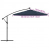 Zamienne pokrycie parasola ogrodowego, niebieskie, 350 cm