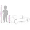 Sofa dla dzieci, ciemnoszara, 70x45x33 cm, aksamit