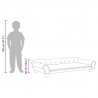 Sofa dla dzieci, różowa, 100x50x26 cm, aksamit