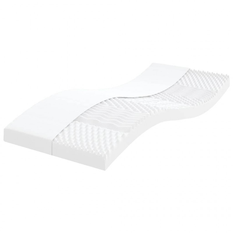 Sofa rozsuwana z materacami, niebieska, 100x200 cm, aksamit