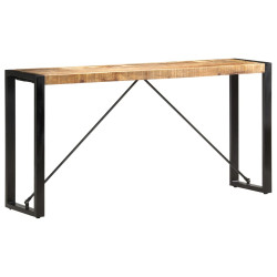 Stolik typu konsola, 150 x 35 x 76 cm, lite drewno mango